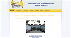 Desktop Screenshot of bildungshaus-armstorf.com