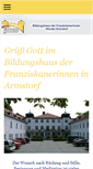 Mobile Screenshot of bildungshaus-armstorf.com